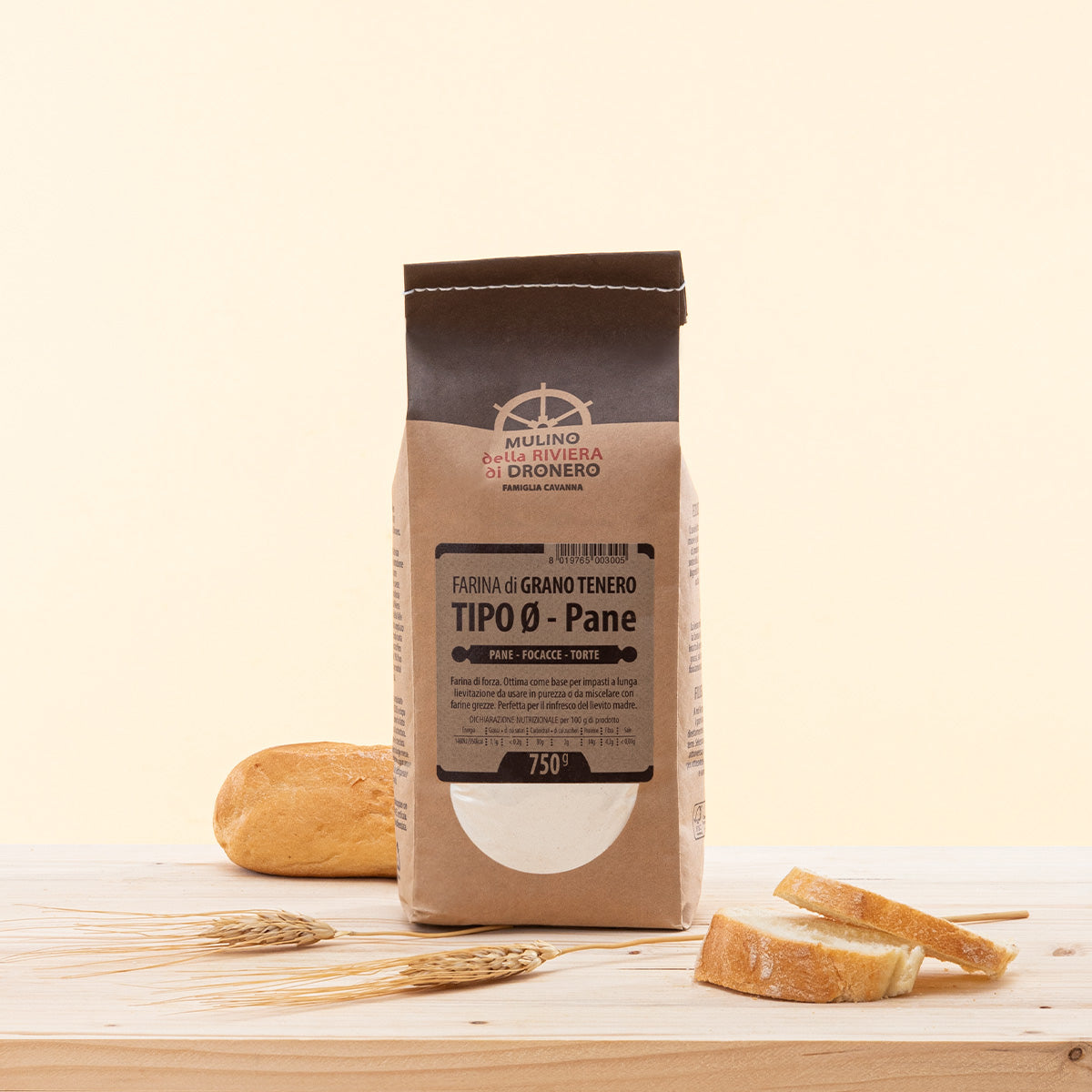 Farina di Grano Tenero Tipo 0 PANE, farina di forza per panificazione.