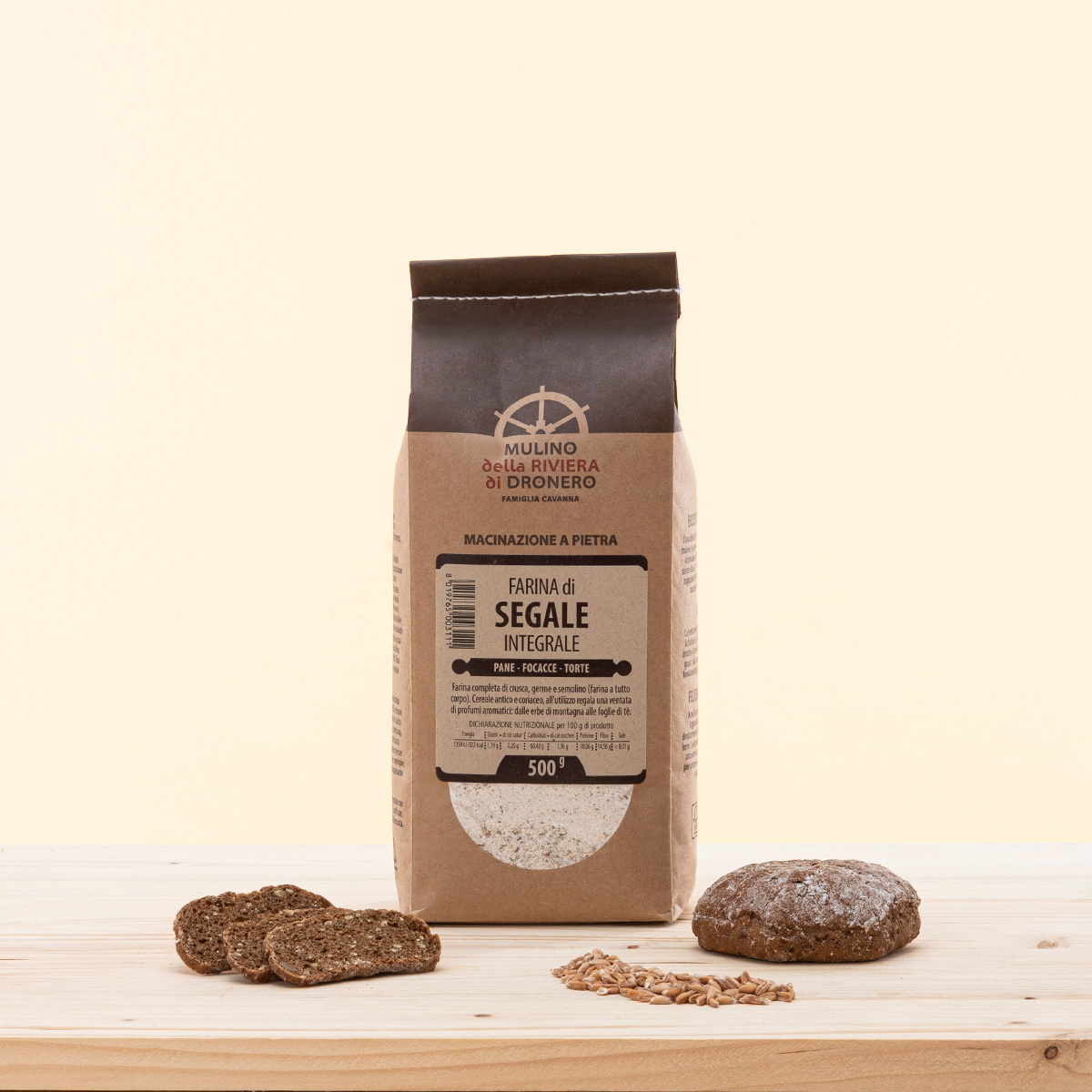 Valle Maira Whole Rye Flour 