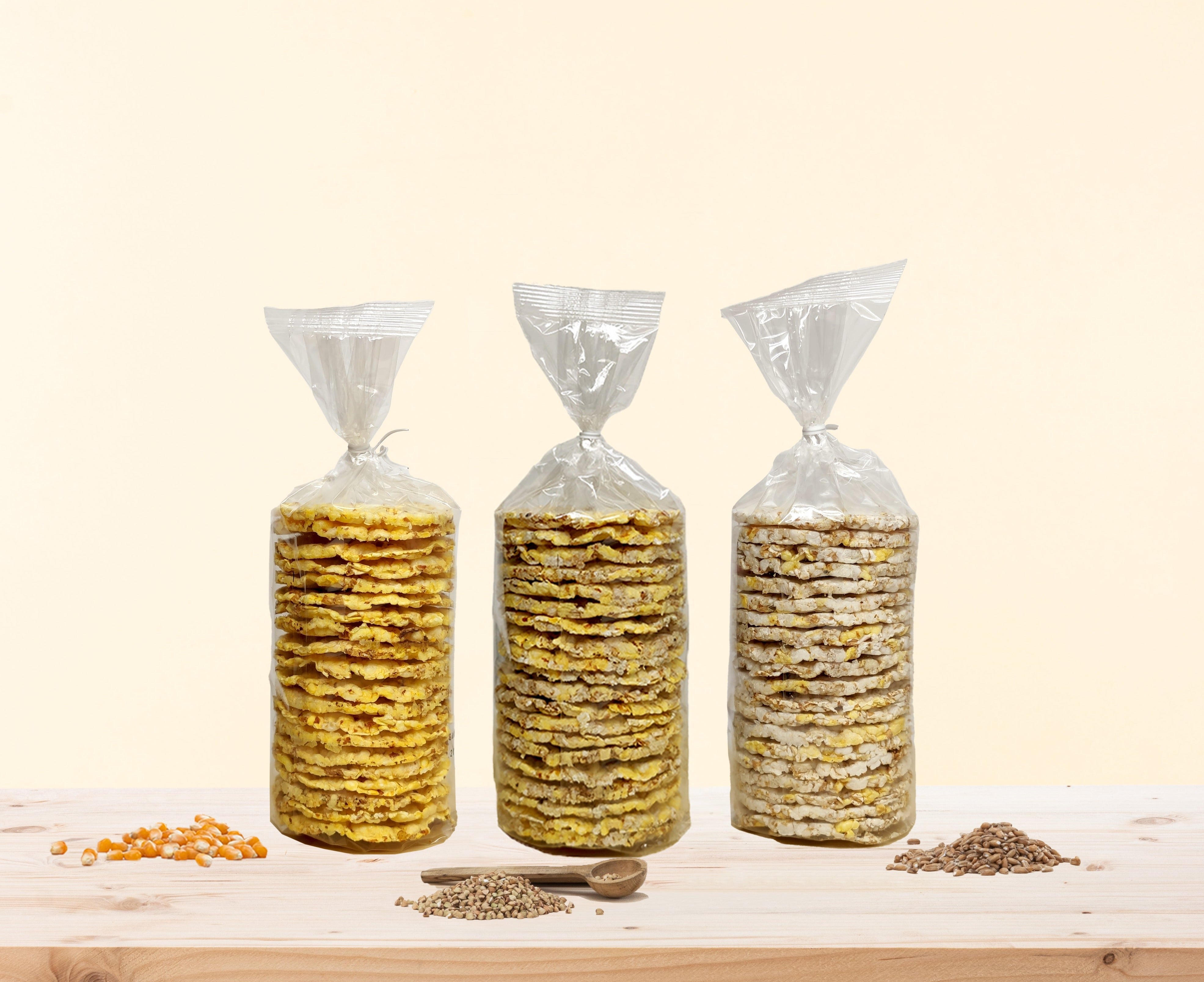 KIT Gallette BIO, gallette biologiche in tre varianti.