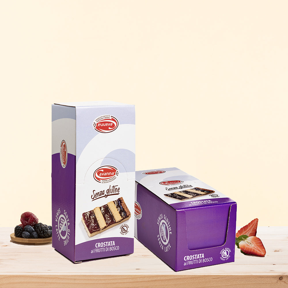 Crostatine Frutti di bosco Monoporzione Senza glutine
