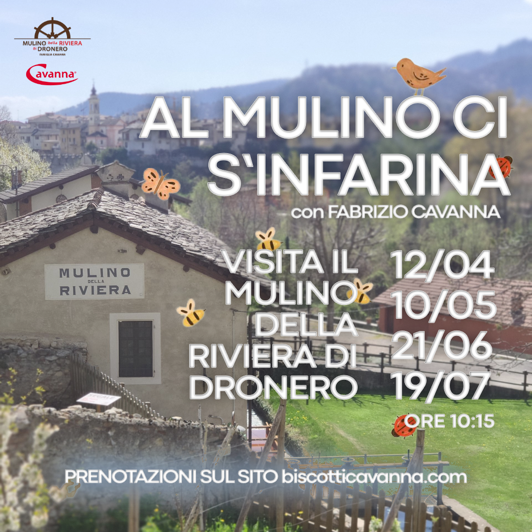 Biglietto Visita al Mulino della Riviera di Dronero 2025