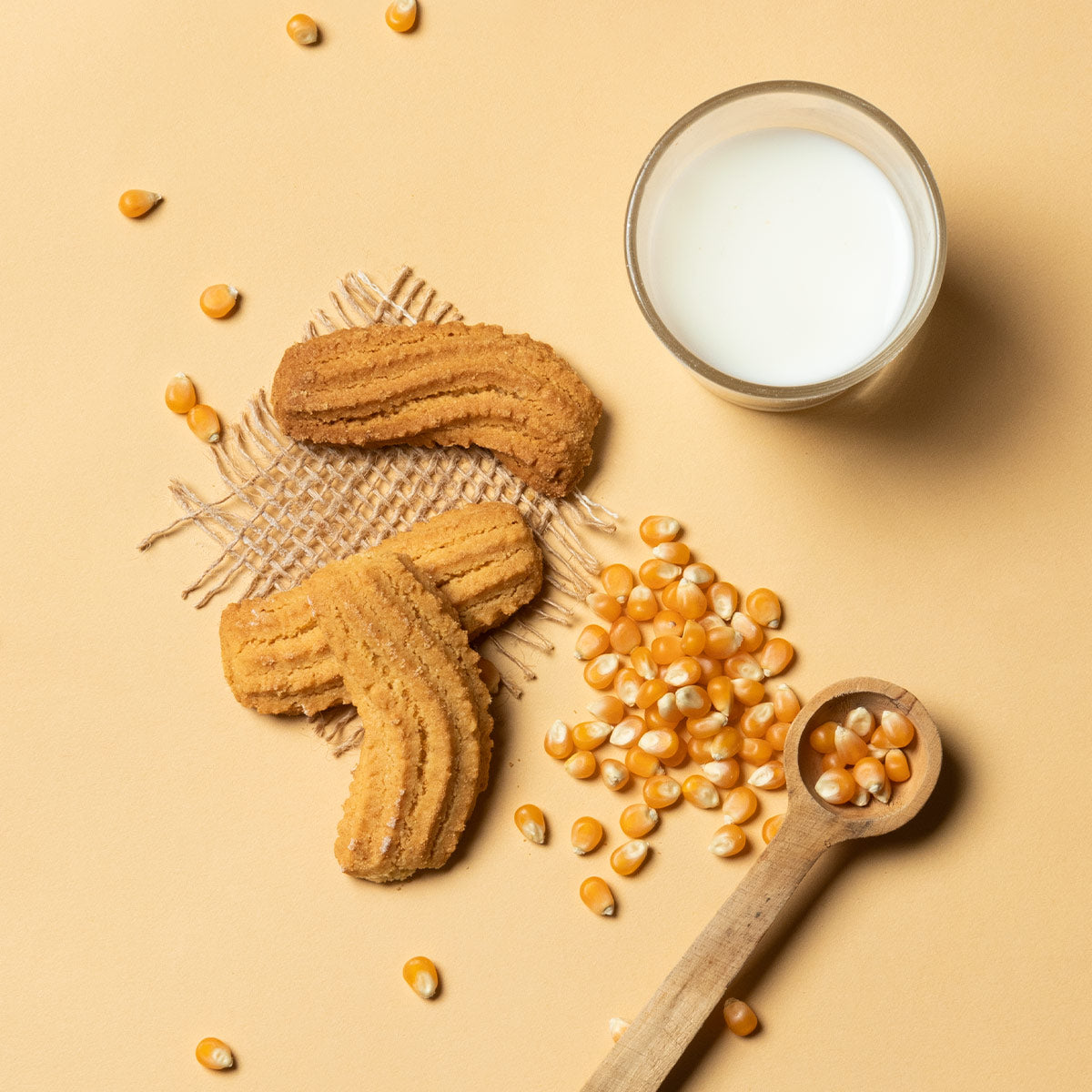 Biscotto Subrik al Mais, biscotto senza zucchero. Ideale per colazione.