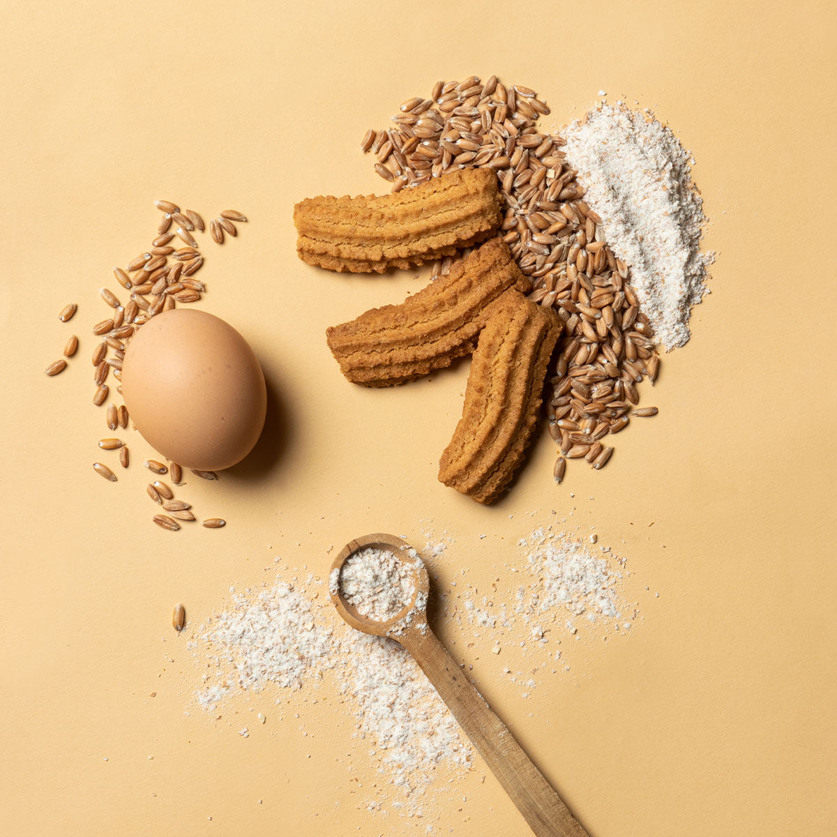 Biscotto Subrik al Farro, biscotti senza zucchero. Ingredienti naturali e salutari.