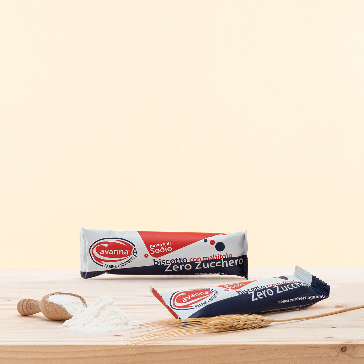 Biscotti Monoporzione Zero Zucchero, biscotti senza zucchero aggiunto. Confezionati singolarmente.