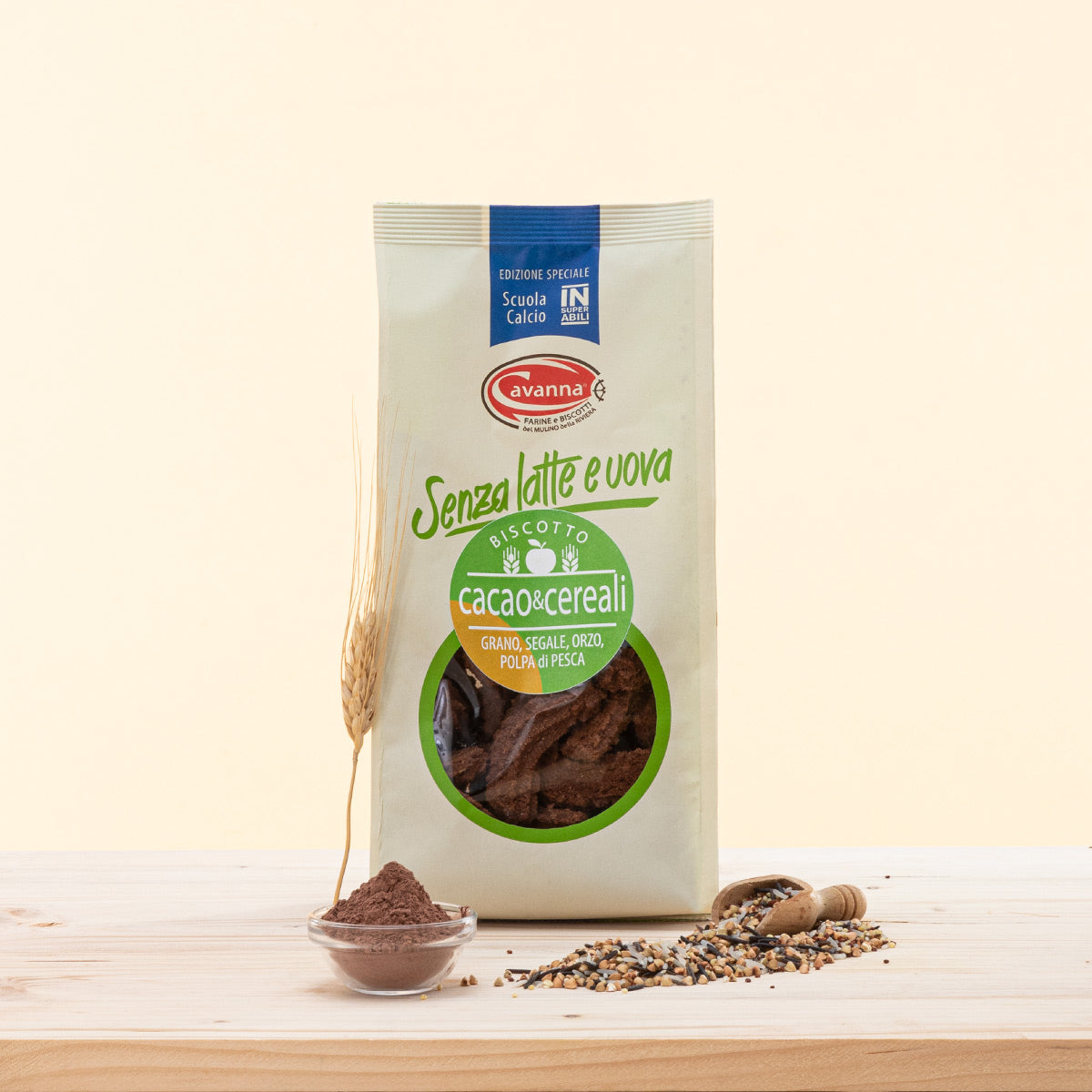 Biscotti Cacao e Cereali 𑗅 Vegan