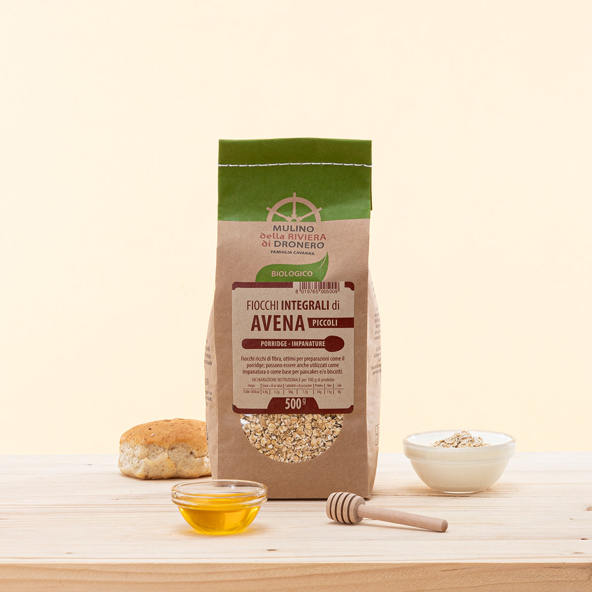 Fiocchi di Avena Piccoli BIO, fiocchi di avena integrali biologici.