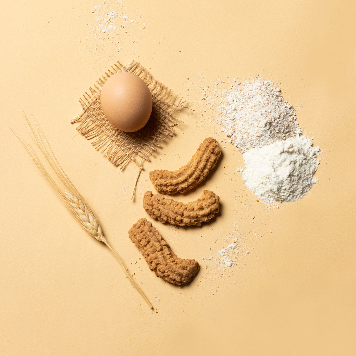 Biscotto Subrik con Farina Integrale, biscotti con farina integrale macinata a pietra, uova e burro.