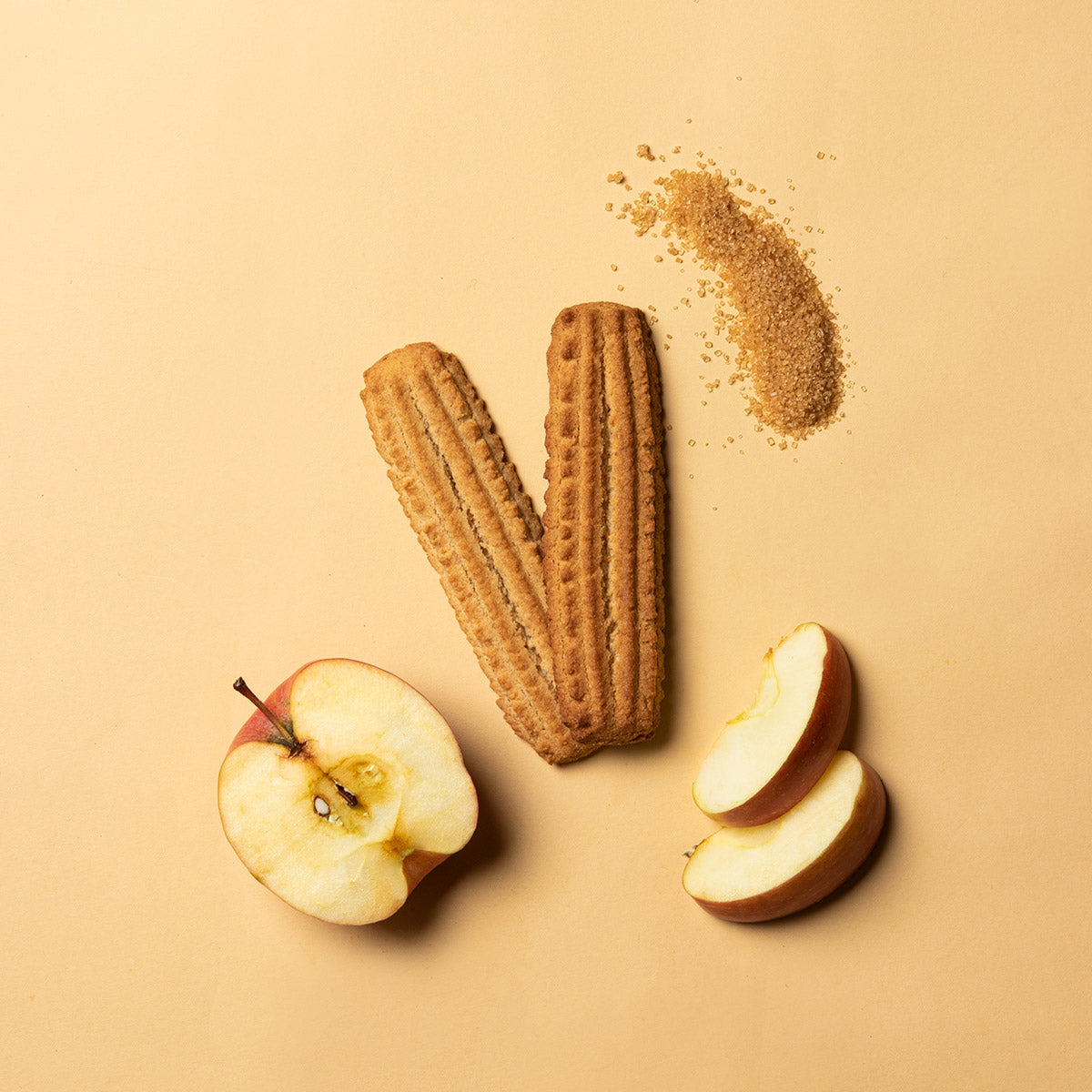Biscotti Monoporzione Senza Latte Senza Uova, biscotti vegani con polpa di mele.