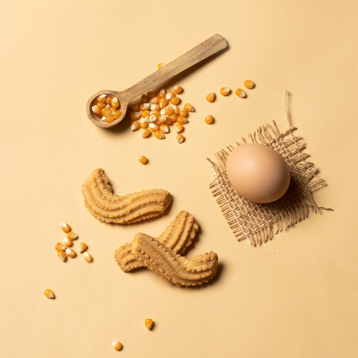Biscotti subrik con Mais Pignulet e Grano Tenero Tipo 1, biscotti friabili e genuini.