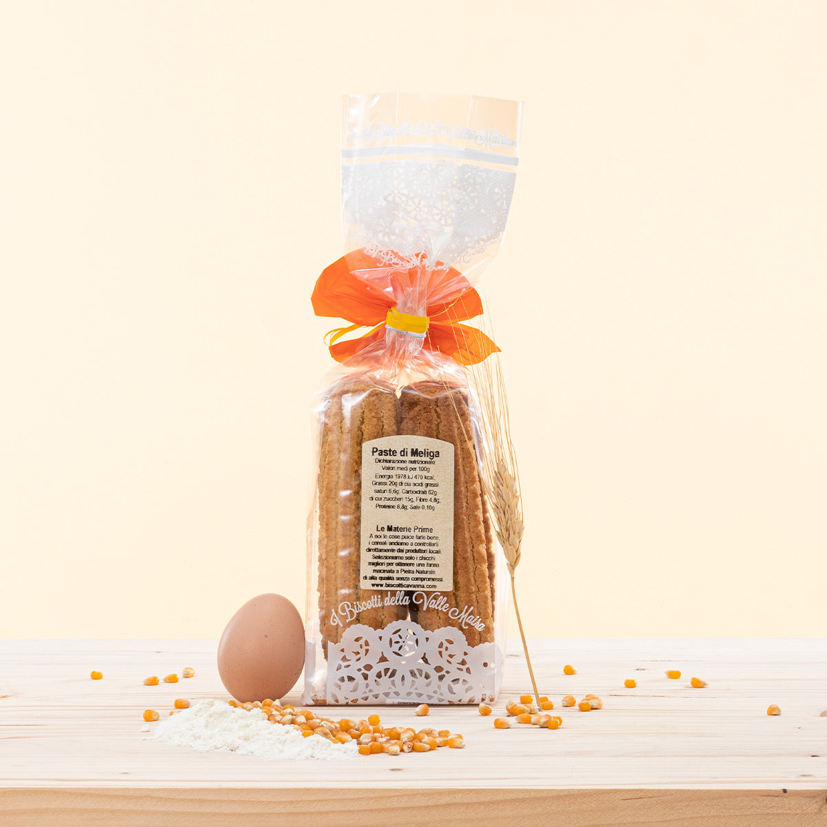Paste di meliga piemontesi con farine macinate a pietra e ingredienti di alta qualità. Biscotti rustici della tradizione