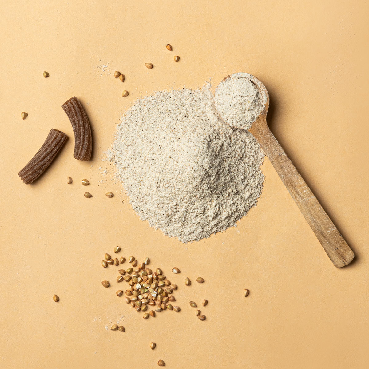 Farina di Grano Saraceno, farina senza glutine, molitura a pietra.