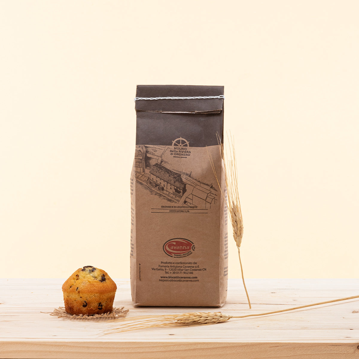 Farina di Grano Tenero Semi Integrale Super, farina ricca di fibra.