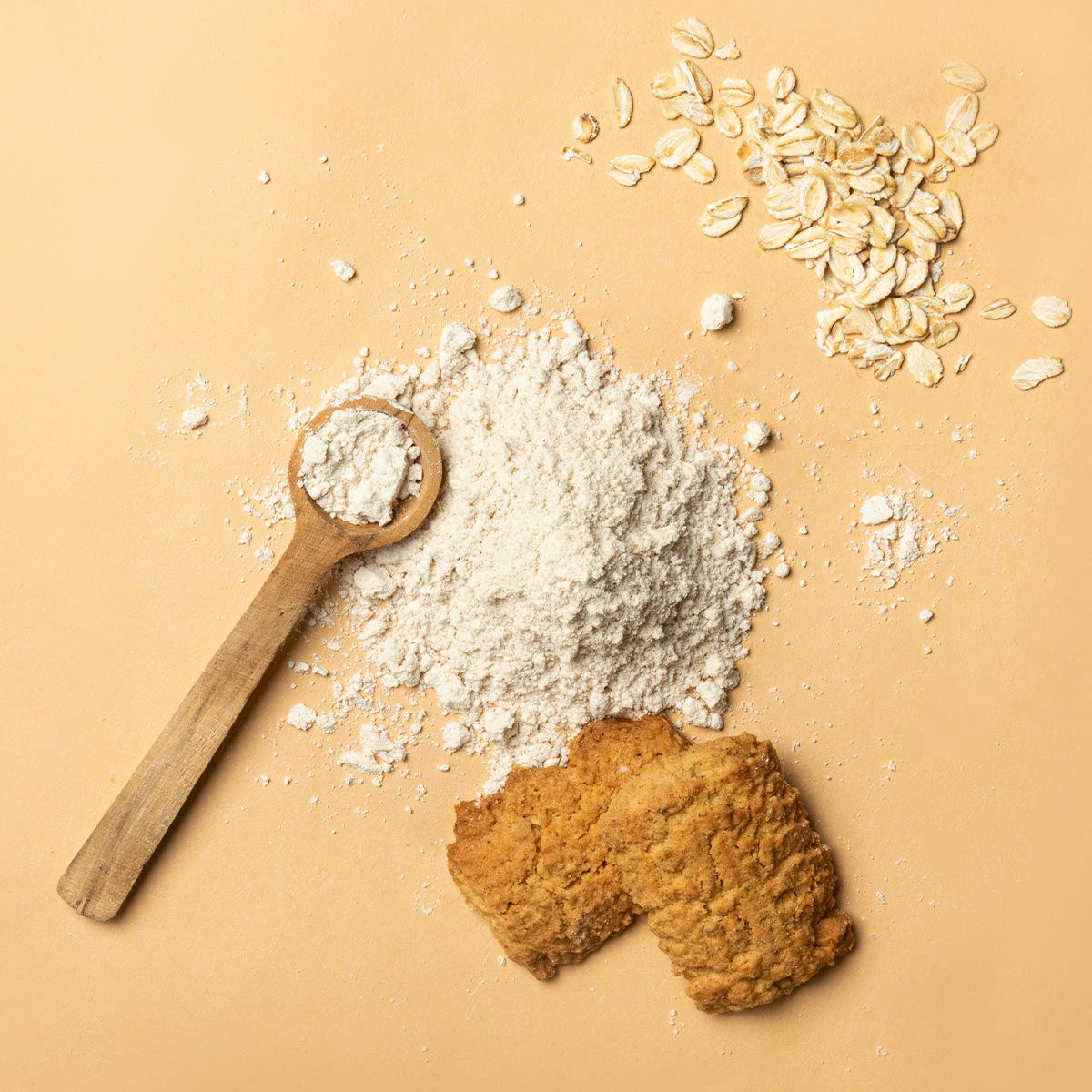Farina di Avena BIO, farina con alto contenuto di fibre e basso indice glicemico.