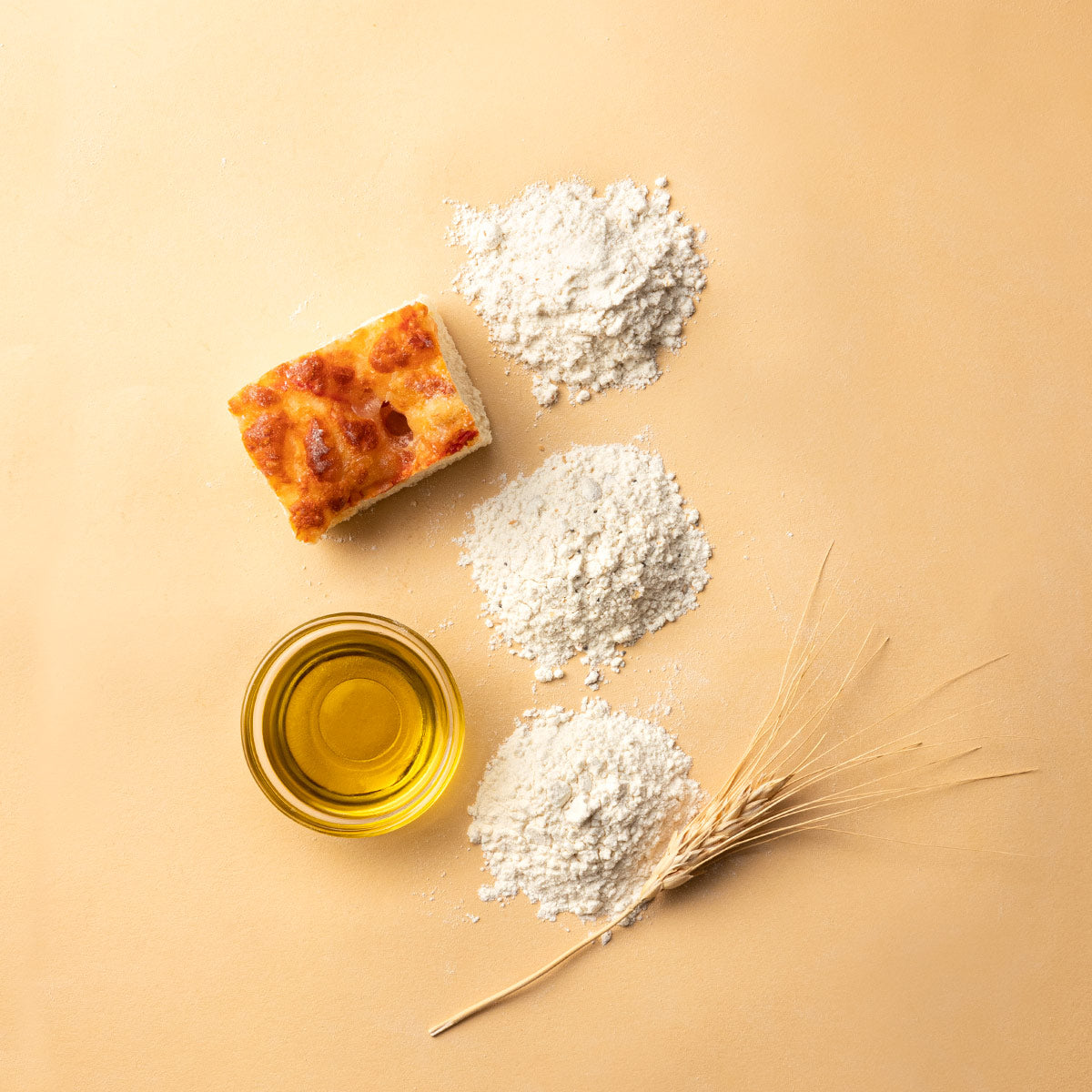 Kit per pizza e focaccia fatte in casa, farine macinate a pietra