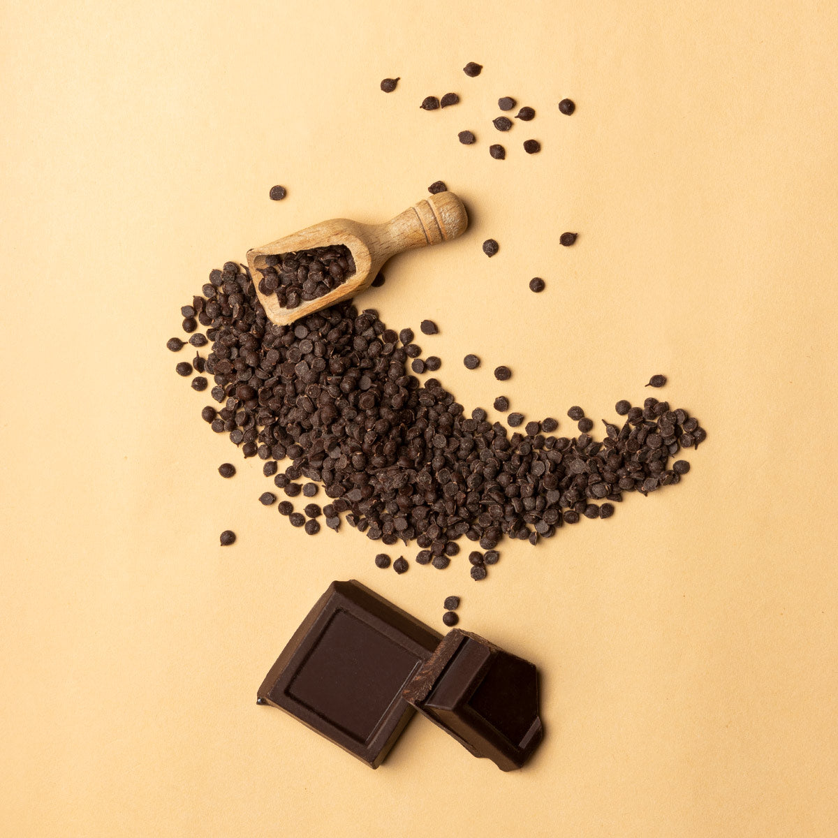 Gocce di Cioccolato per Pasticceria, resistenti al calore. Ideali per dolci.