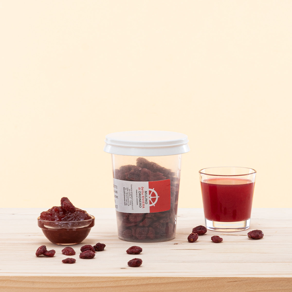 Cranberries Essiccato, bacche rosse essiccate senza conservanti. Ideali per muesli e yogurt.