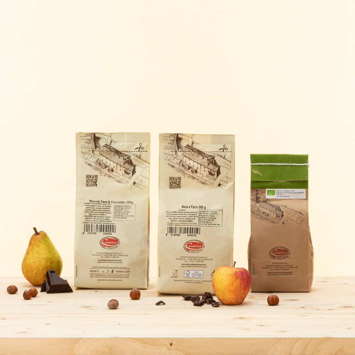 Kit Colazione FREE, un kit colazione con muesli e biscotti.