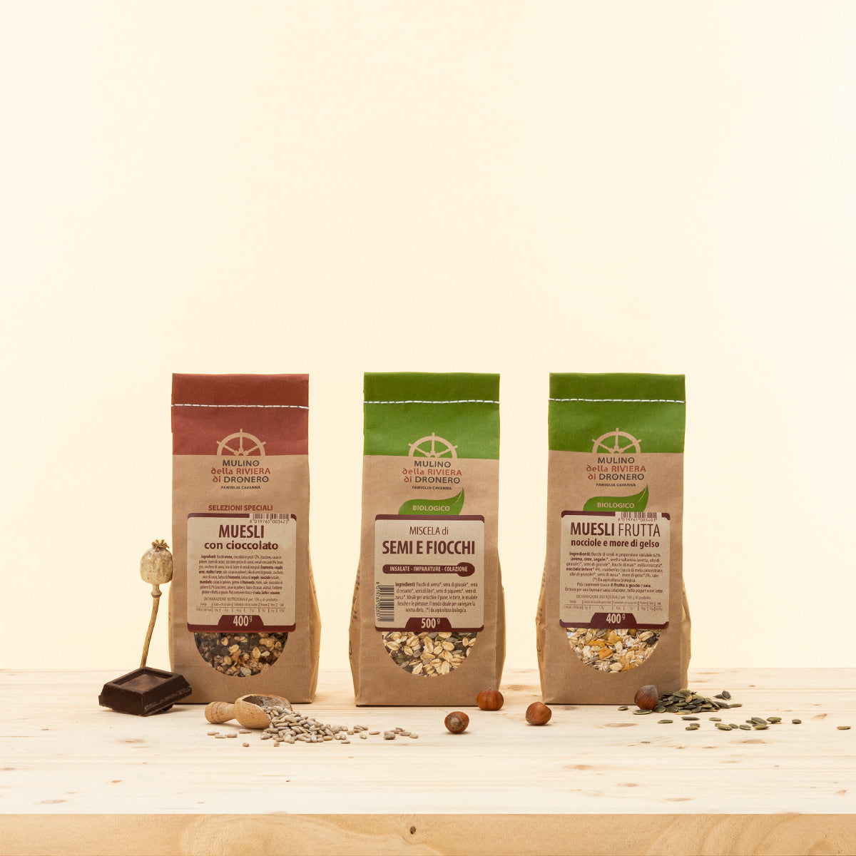 Kit Colazione a TUTTA FIBRA, un kit colazione ricco di fibre.